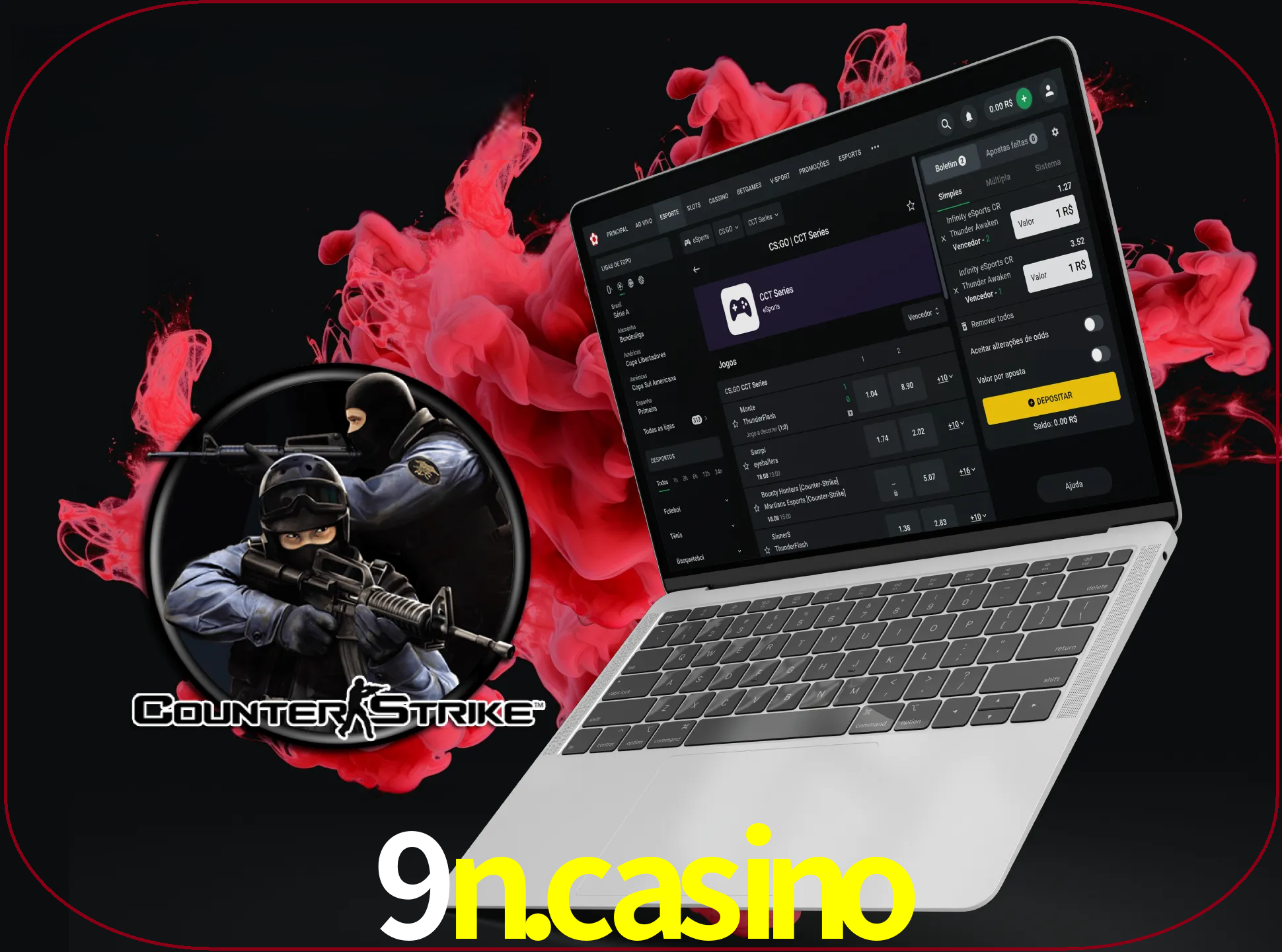Um grande número de jogos irá agradar aos fãs deste jogo de tiro no sítio Web e na aplicação da empresa 9N.CASINO.